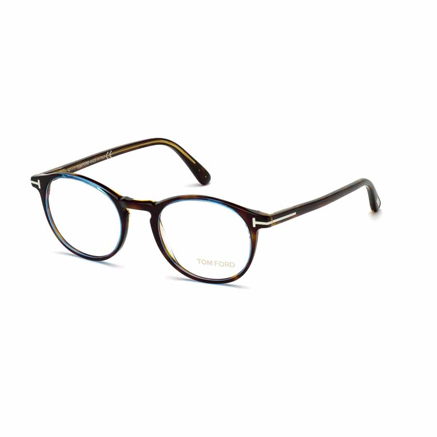 Occhiali-tom-ford TOM FORD FT5294 Col. 056 - Brown. Occhiale da vista Tom Ford. Made in Italy.